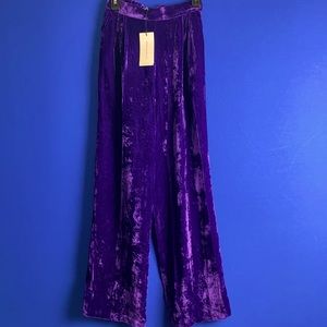Crush Velvet Trousers
